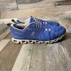 On Running Men’s Cloud 5 Waterproof Cobalt Glacier Running Shoes 11.5